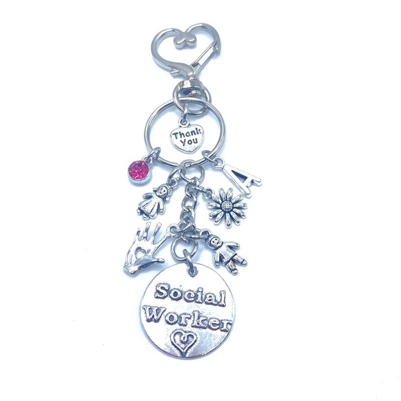 Social Worker Keychain Bag Charm - Picture 5 of 6